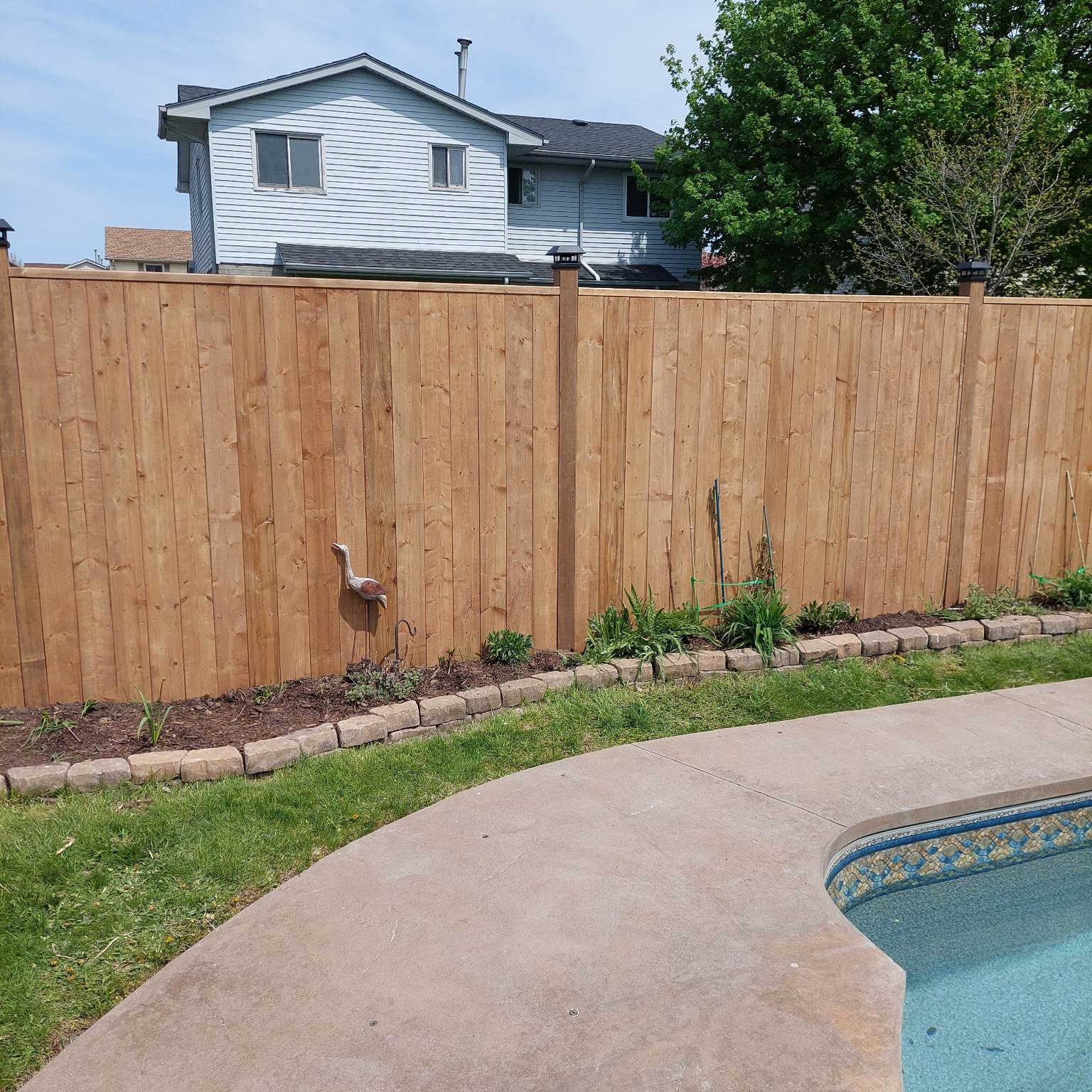 we do residential fence installations